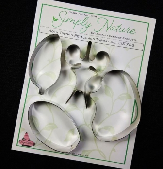 Moth Orchid Petals and Throat Cutter Set By Simply Nature Botanically Correct Products® (Stainless Steel)